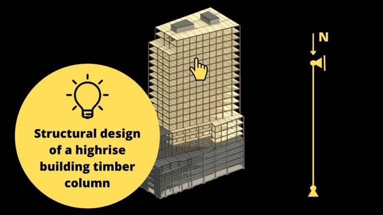 Timber column design: An example of a highrise building column