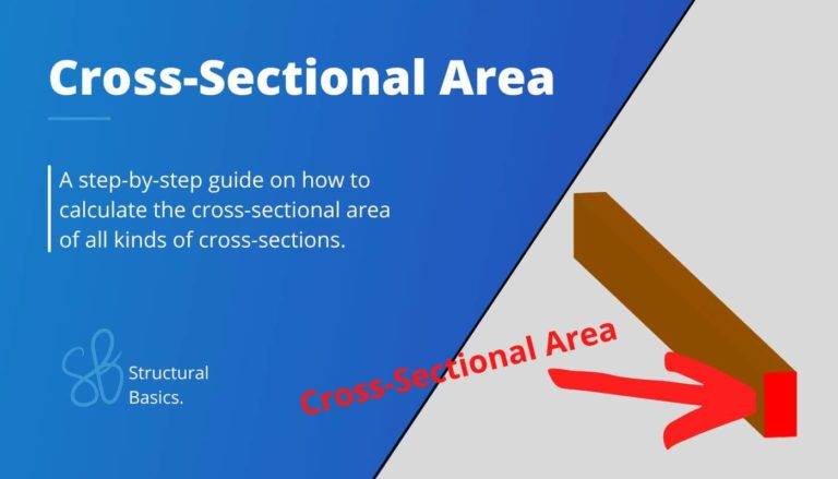 How to calculate the cross-sectional area?