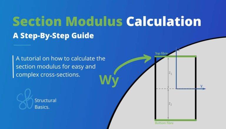 Section modulus calculation and explanation