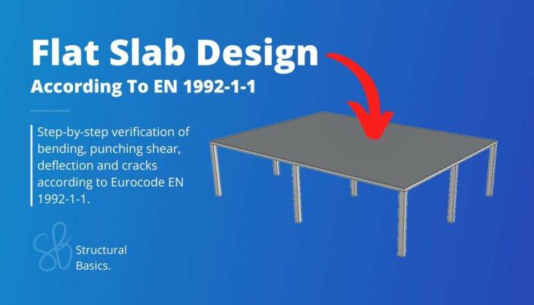 Flat slab design according to Eurocode