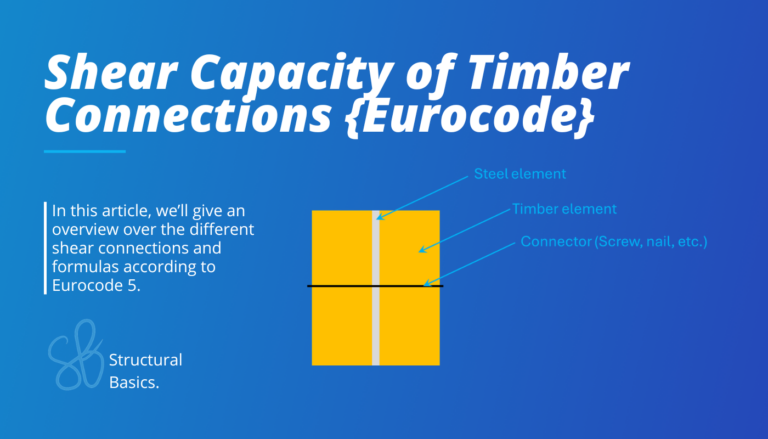 Shear Capacity of Timber Connections {Eurocode Tutorial}